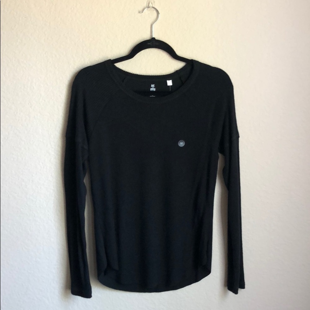 Ribbed Long Sleeve T Shirt